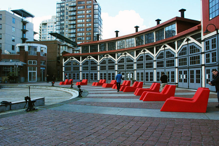 Nidus Benches at The Roundhouse