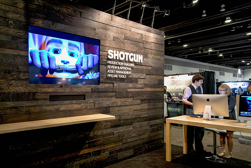 Shotgun Software Exhibit Booth for SIGGRAPH