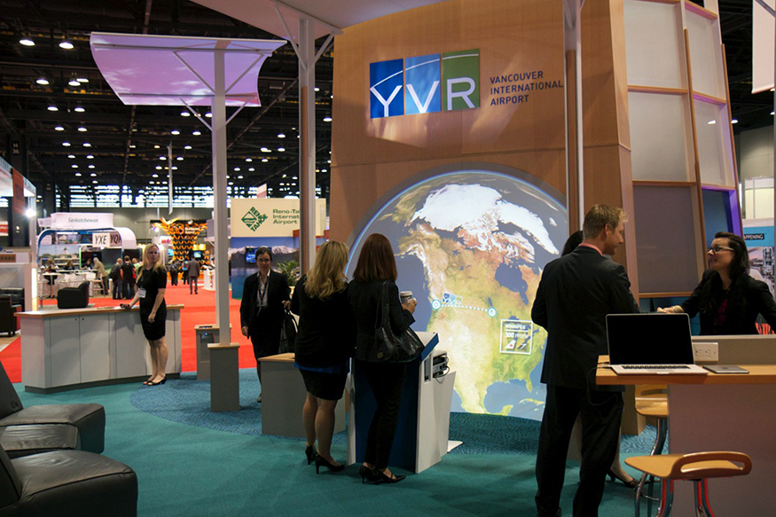 YVR Tradeshow Exhibit / World Routes